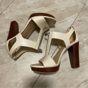 Michael Kors White High Heels Size 6